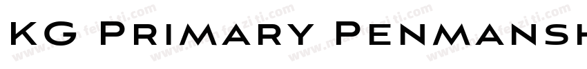 KG Primary Penmanship字体转换